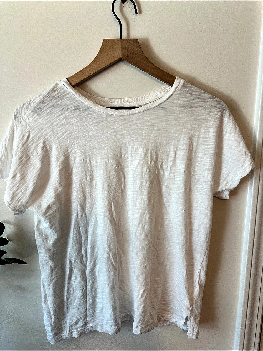 Madewell Whisper Cotton Crewneck Tee Short Sleeve White
